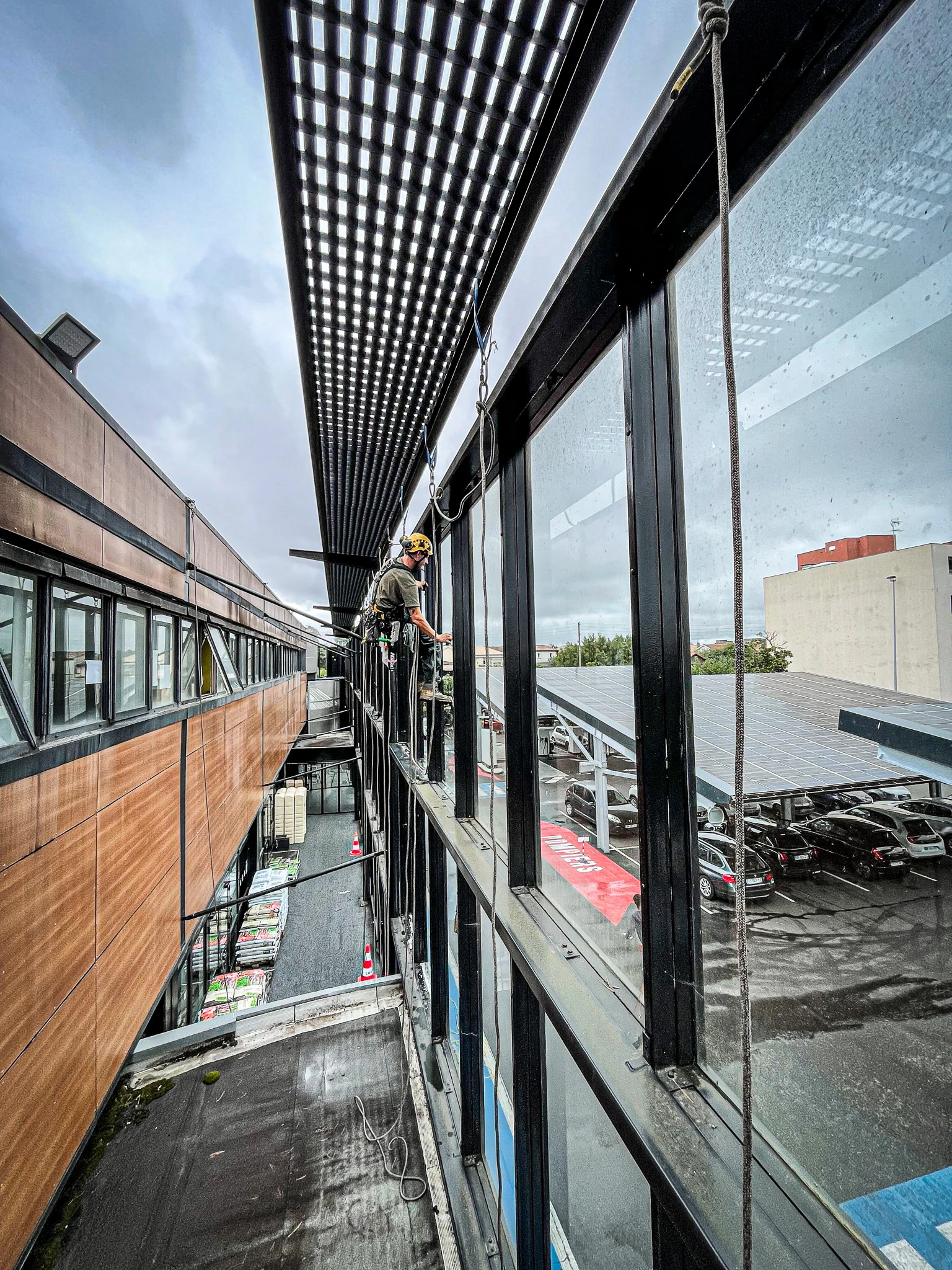 Intervention de cordistes MS Access pour transparence totale chez GPNI AQUITAINE à Bordeaux (bâtiment) – 1